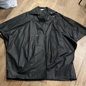 RAIN SHEDDER vintage waterproof oversized cape jacket